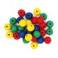 Wood Beads Round 12mm Assorted Pkt 30