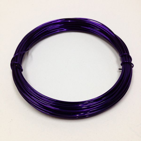 Beading Wire 18ga Purple 3.8m