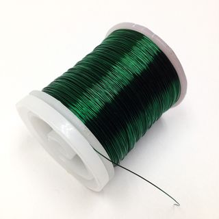 Beading Wire 26ga Dark Green 30m