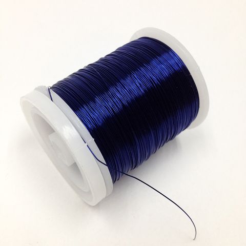 Beading Wire 28ga Navy 48m