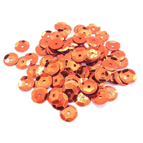 Seq 8mm Metallic Cup Burnt Orange 35g