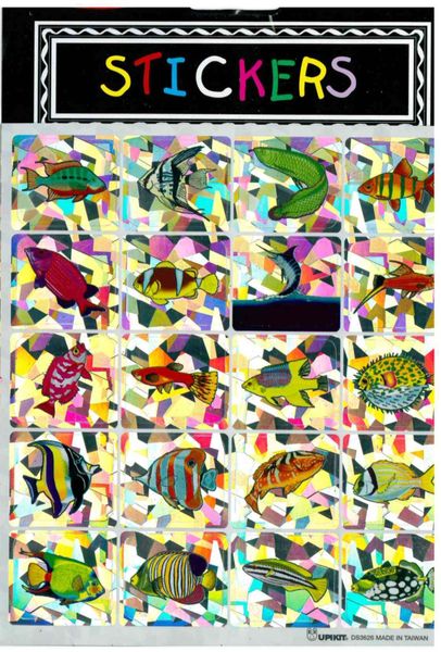 Stickers Fish Holographic