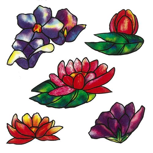 Dec/Transfers Waterlilies