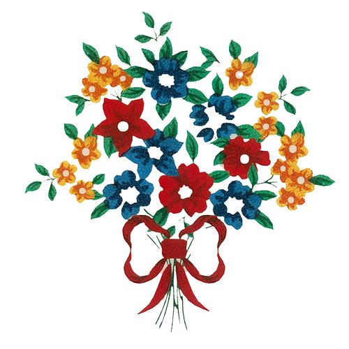 Dec/Transfers Bunch Flowers