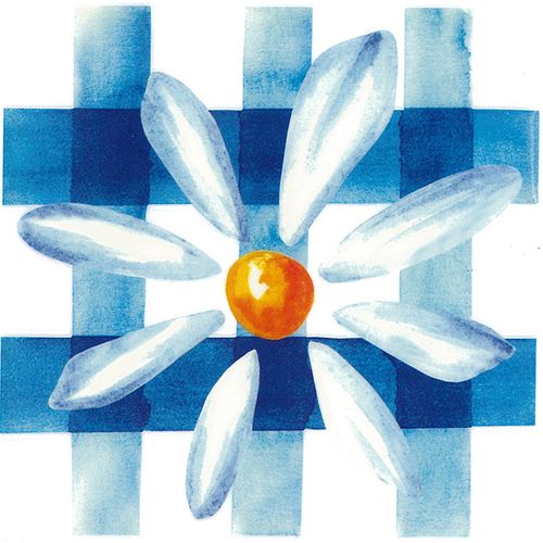Dec/Transfers Blue Daisy Design