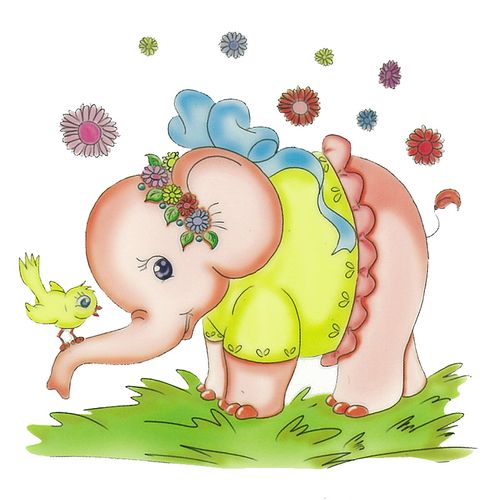 Dec/Transfers Nursery Elephant