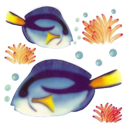 Dec/Transfers Blue/Yellow Fish