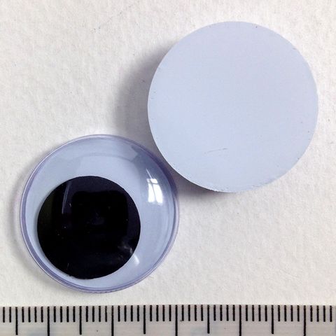 Eyes Joggle Glue On 25mm Pkt 2