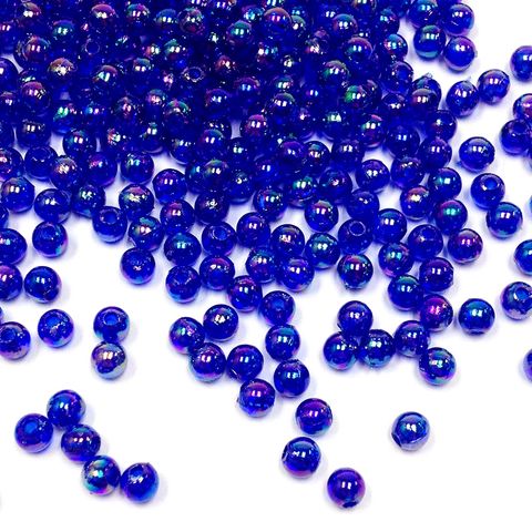 Pearl Beads 4mm Royal Blue AB 25g