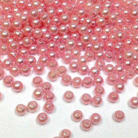 Pearl Beads 4mm Pink 25g