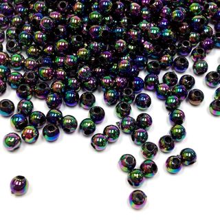 Pearl Beads 4mm Black AB 250g