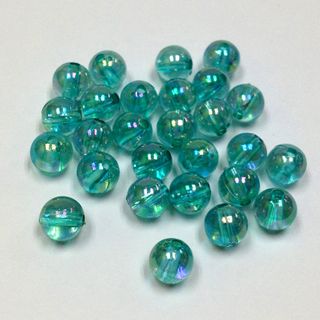Pearl Beads 6mm Green AB 25g