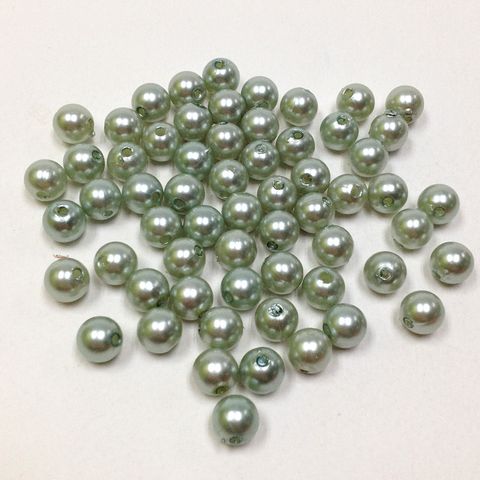 Pearl Beads 6mm Pale Green 250g