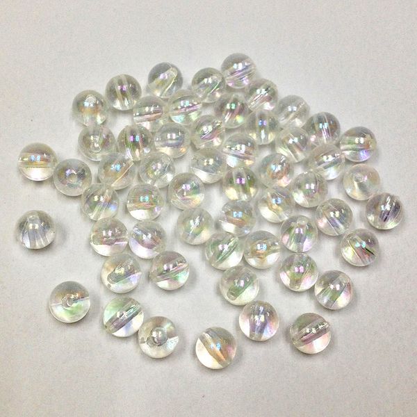 Pearl Beads 6mm Crystal AB 25g