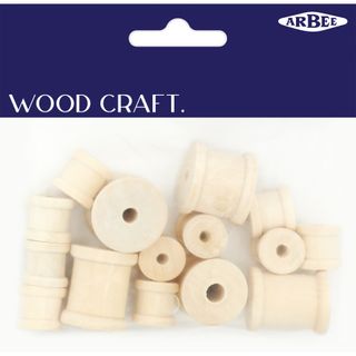 Cotton Spools Assorted Sizes Natural