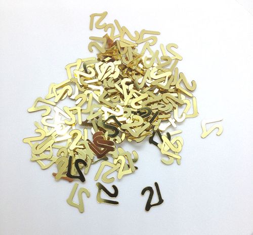 Scatters 11mm Number 21 Gold 500g