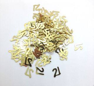 Scatters 11mm Number 21 Gold 500g