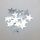 Scatters 17mm Stars w/Hole Silver 500g
