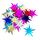 Scatters 25mm Starburst Assorted 500g