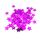 Scatters 10mm Stars Fuchsia 500g
