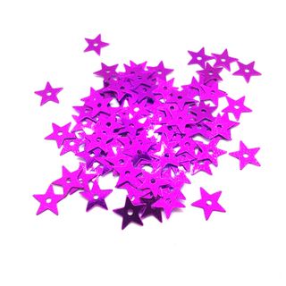 Scatters 10mm Stars Fuchsia 500g
