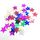 Scatters 10mm Stars Assorted 500g