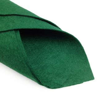 French Felt Wool/Visc 180cm Forest Green
