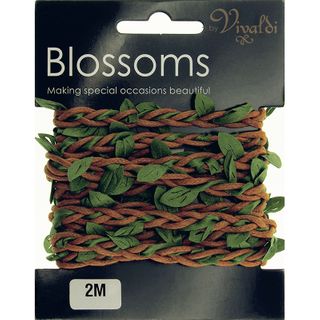 TWINE PLAIT W LEAF 2m