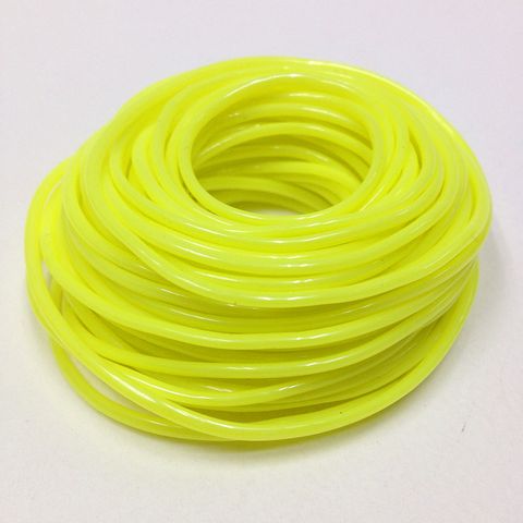 Plastic Tubing Neon Yellow 10mx2mm