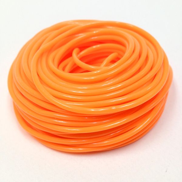 Plastic Tubing Neon Orange 10mx2mm