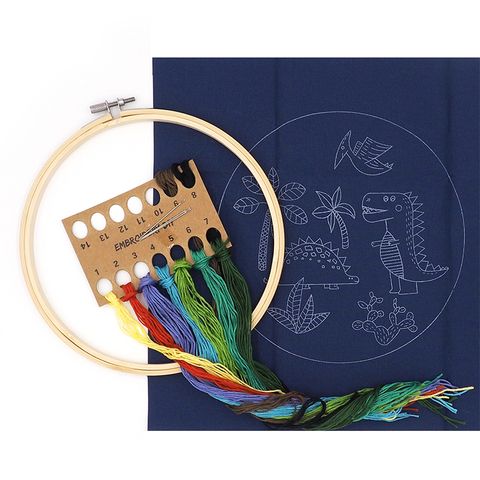 Embroidery Kit Dinosaur Friends