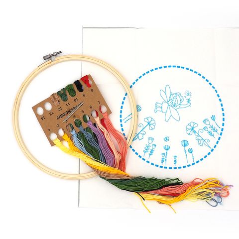 Embroidery Kit Flower Fairy