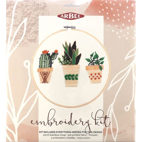 Embroidery Kit Trio Pots
