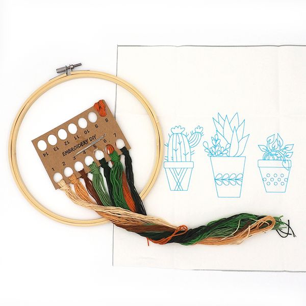 Embroidery Kit Trio Pots
