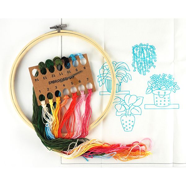 Embroidery Kit Wall Garden