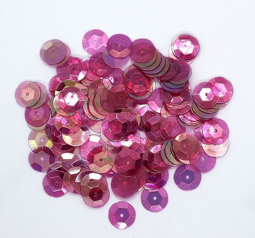 Sequins 10mm Laser Cup Tangerine AB 250g