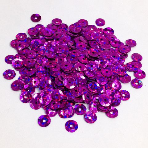 Sequins 4mm Laser Cup Fuchsia 250g