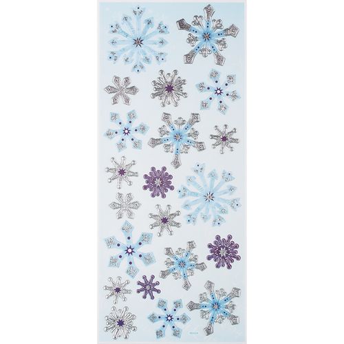 Stickers Dimensional Snow Flakes