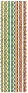 Stickers Glitter Ribbon Wavy Line Multi