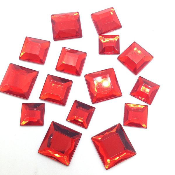 Jewels Square Ruby Pkt 15