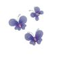 Wire Butterfly 2 Sizes Lavender 10Pcs