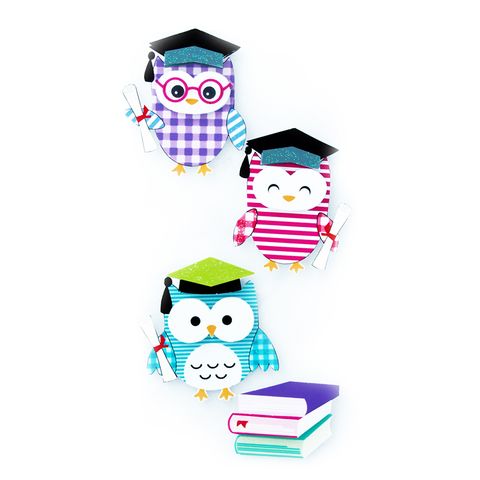 Jenni B Wise Owls 4Pcs