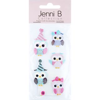 Jenni B Baby Owls 6Pcs