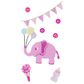 Jenni B Baby Elephant Pink 8Pcs