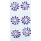 Jenni B Paper Flower Pearl Purple 6Pcs
