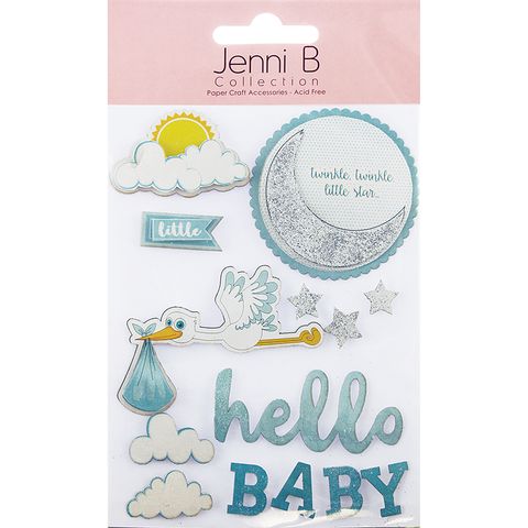 Jenni B Baby Boy Blue 14Pcs