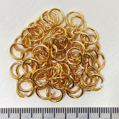 Jump Rings 8mm Gold 3gms