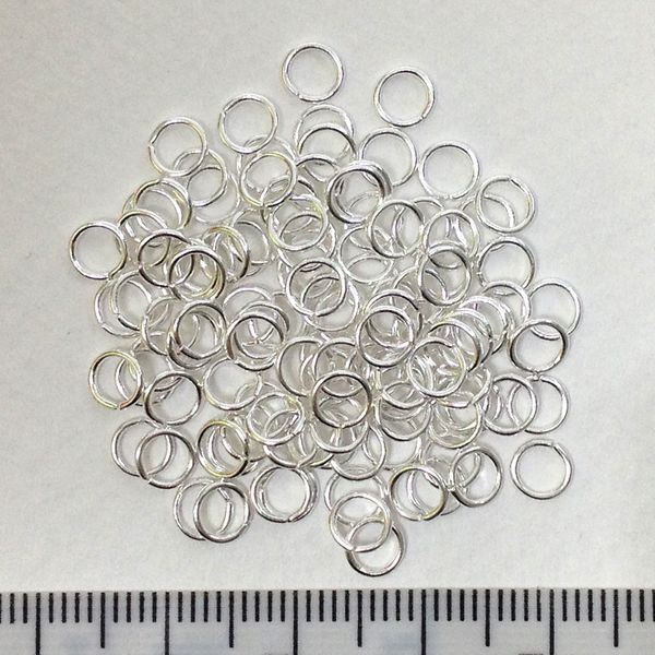 Jump Rings Silver 5mm 3gms