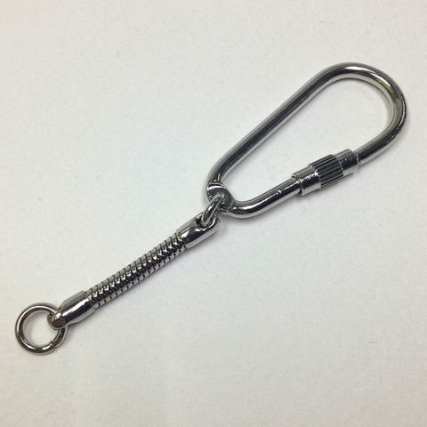 Key Chain Ovals Nickel 35mm Pkt 2