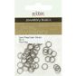 Jump Rings 7mm Antique Silver 40Pcs